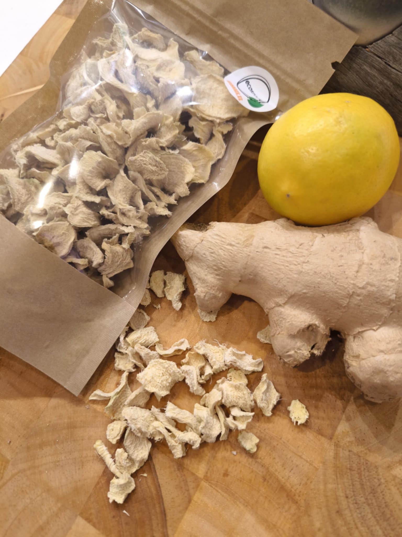 Kuivatatud ingver kooritud 50 gr image